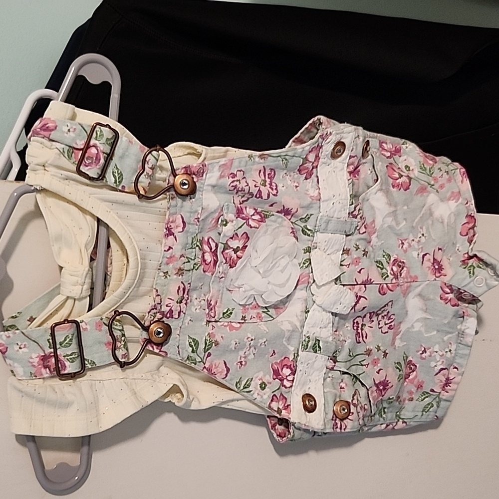 24 month short overalls set - Picture 1 of 8